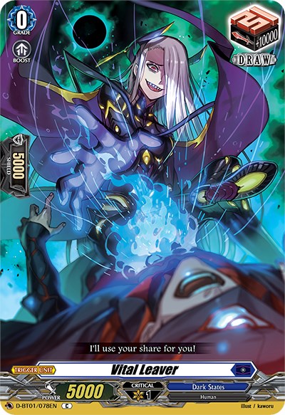 Vital Leaver (D-BT01/078EN) [Genesis of the Five Greats]