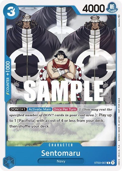 Sentomaru (Tournament Pack Vol. 3) (Participant) (One Piece Promotion Cards) Near Mint - Nick Nack's Full Frontal Attack