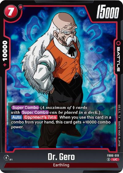 Dr. Gero (Rivals Clash) Near Mint - Nick Nack's Full Frontal Attack