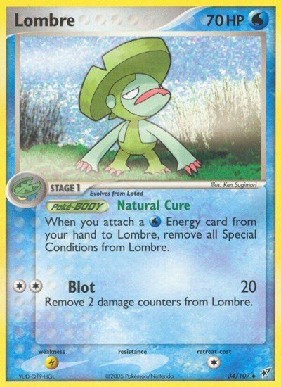 Lombre - 034 (Deoxys) Light Play - Nick Nack's Full Frontal Attack