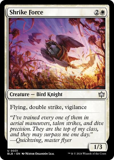 Shrike Force (Bloomburrow) Near Mint