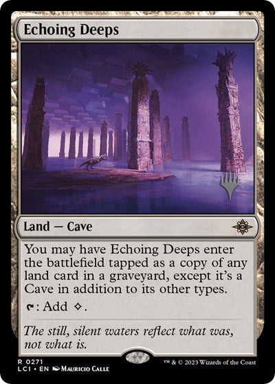 Echoing Deeps (Promo Pack: The Lost Caverns of Ixalan) Near Mint Foil