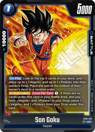 Son Goku FB10-031 (Cross Force) Near Mint