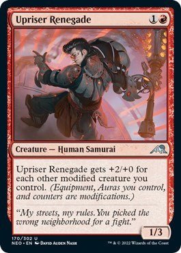 Upriser Renegade (Kamigawa: Neon Dynasty) Near Mint - Nick Nack's Full Frontal Attack