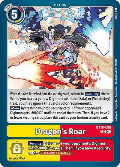 Dragon's Roar (Release Special Booster 2.0) Medium Play