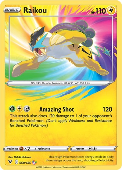 Raikou (SWSH04: Vivid Voltage) Near Mint Holofoil