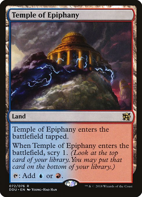 Temple of Epiphany (Duel Decks: Elves vs Inventors) Near Mint