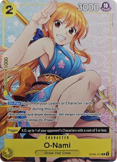 O-Nami (Welcome Pack Vol. 2) (One Piece Promotion Cards) Near Mint