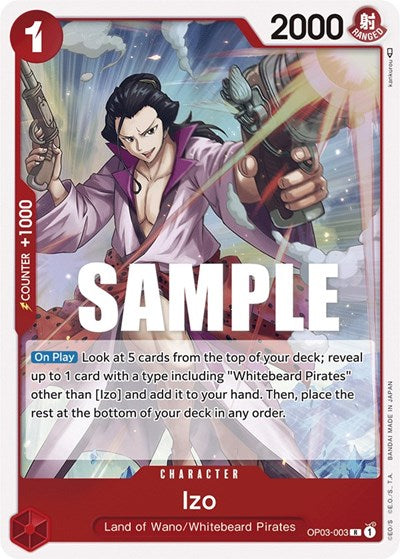 Izo (Pillars of Strength) Near Mint Foil