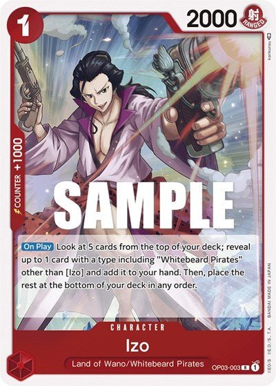 Izo (Pillars of Strength) Near Mint Foil