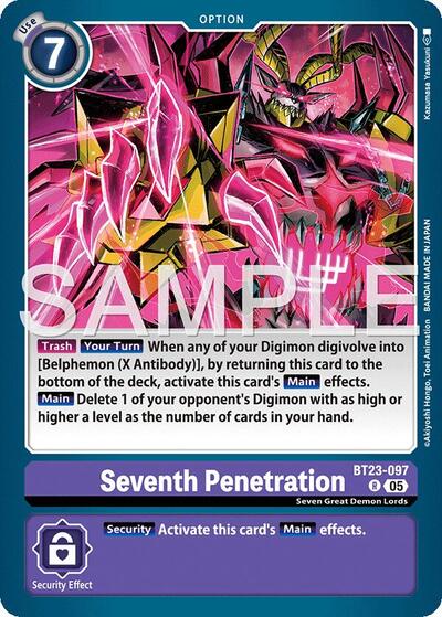 Seventh Penetration (Hackers' Slumber) Near Mint Foil