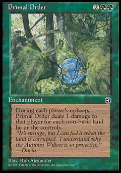 Primal Order (Homelands) Heavy Play - Nick Nack's Full Frontal Attack