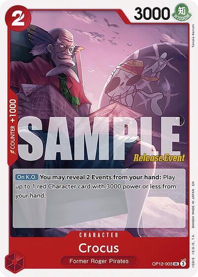 Crocus (Legacy of the Master Release Event Cards) Near Mint - Nick Nack's Full Frontal Attack