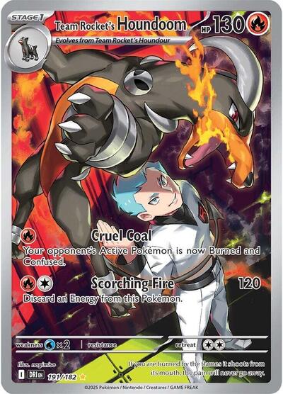 Team Rocket's Houndoom - 191 (SV10: Destined Rivals) Near Mint Holofoil