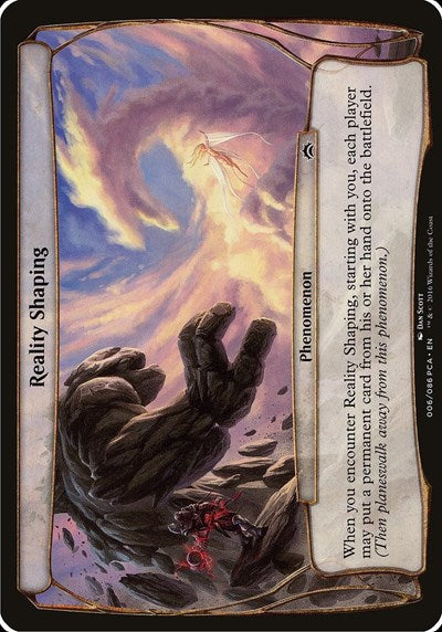 Reality Shaping (Planechase Anthology) (Oversize Cards) Near Mint