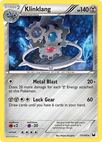Klinklang (Dark Explorers) Light Play Holofoil