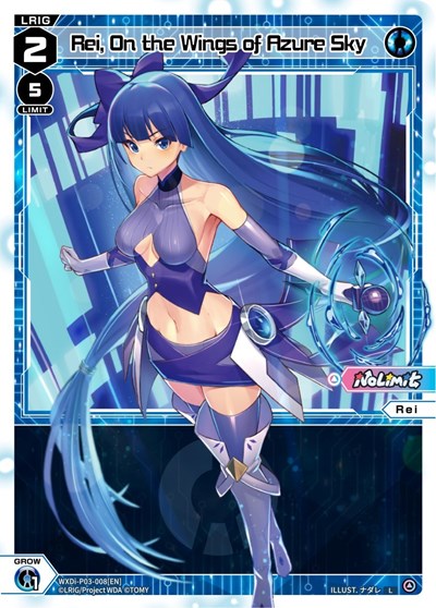 Rei, On the Wings of Azure Sky (Standup Diva) Near Mint
