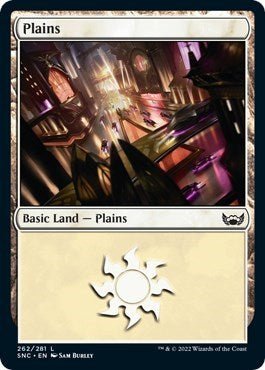 Plains (262) (Streets of New Capenna) Near Mint - Nick Nack's Full Frontal Attack
