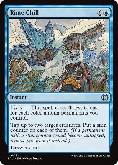 Rime Chill (Lorwyn Eclipsed) Near Mint - Nick Nack's Full Frontal Attack