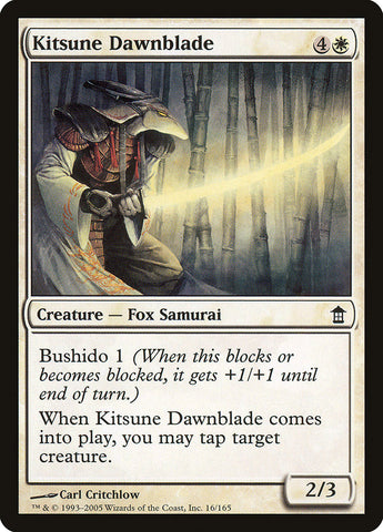 Kitsune Dawnblade [Sauveurs de Kamigawa]