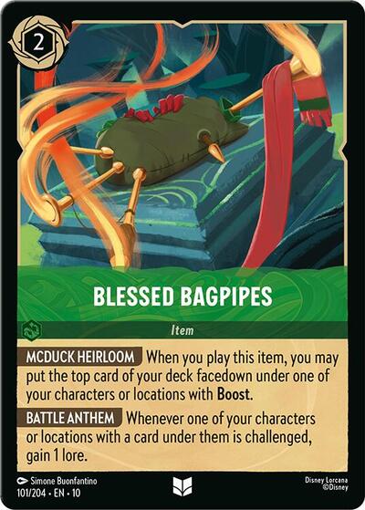 Blessed Bagpipes (Whispers in the Well) Near Mint - Nick Nack's Full Frontal Attack