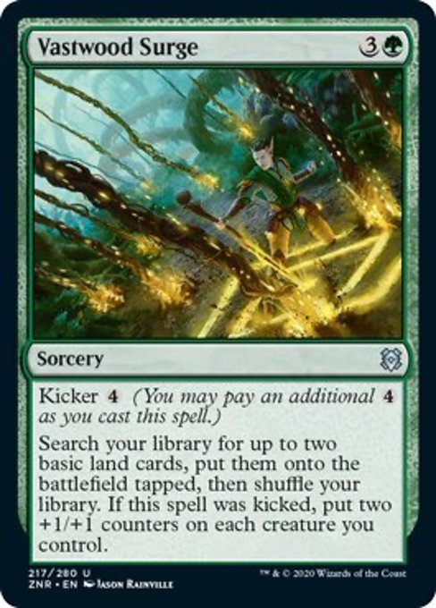 Vastwood Surge (Zendikar Rising) Near Mint - Nick Nack's Full Frontal Attack