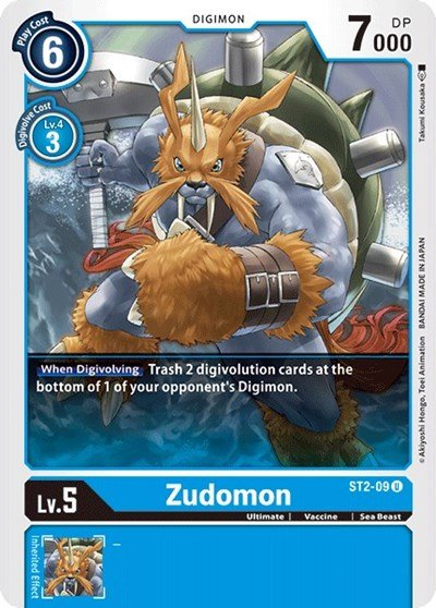 Zudomon (Starter Deck 02: Cocytus Blue) Near Mint - Nick Nack's Full Frontal Attack
