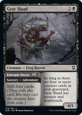 Gray Slaad (Commander Legends: Battle for Baldur's Gate) Near Mint