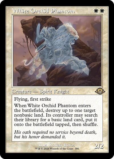 White Orchid Phantom (Retro Frame) (Modern Horizons 3) Near Mint - Nick Nack's Full Frontal Attack