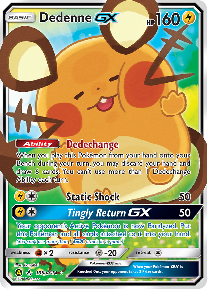 Dedenne GX (195a/214) [Promotions artistiques alternatives] 