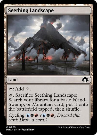 Seething Landscape (Modern Horizons 3) Near Mint Foil - Nick Nack's Full Frontal Attack