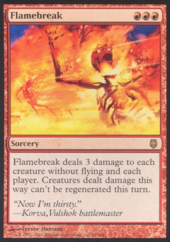 Flamebreak (Darksteel) Light Play - Nick Nack's Full Frontal Attack