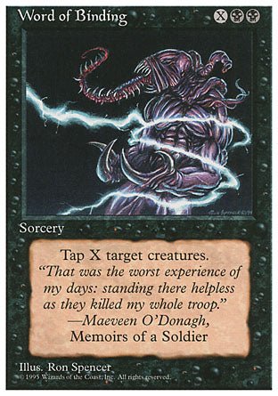 Word of Binding (4th Edition) Light Play - Nick Nack's Full Frontal Attack