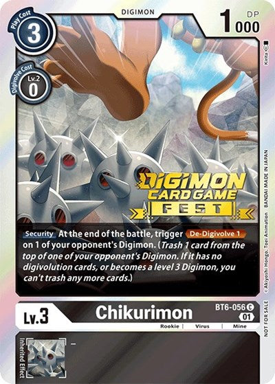 Chikurimon (Digimon Fest 2022) (Double Diamond) Near Mint Foil