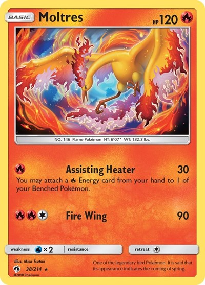 Moltres (SM - Lost Thunder) Near Mint