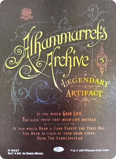 Alhammarret's Archive (Secret Lair Countdown Kit) Near Mint Foil