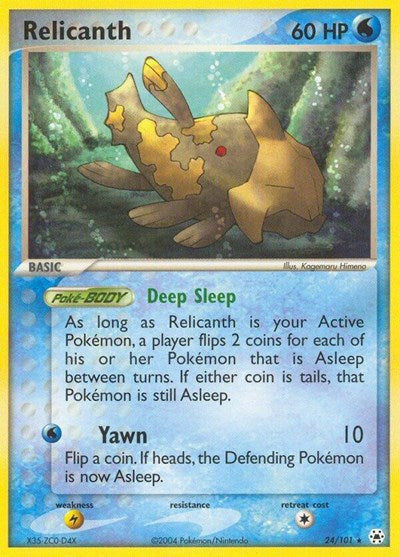 Relicanth (Hidden Legends) Light Play