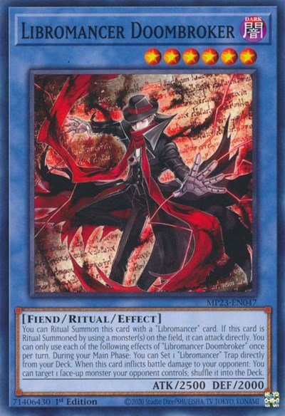 Libromancer Doombroker (25th Anniversary Tin: Dueling Heroes Mega Pack) Light Play 1st Edition - Nick Nack's Full Frontal Attack