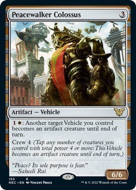 Peacewalker Colossus (Commander: Kamigawa: Neon Dynasty) Near Mint - Nick Nack's Full Frontal Attack