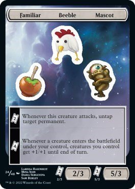 Familiar Beeble Mascot (Unfinity) Near Mint - Nick Nack's Full Frontal Attack