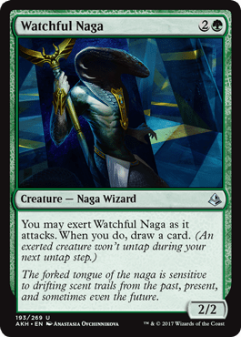 Watchful Naga (Amonkhet) Near Mint - Nick Nack's Full Frontal Attack