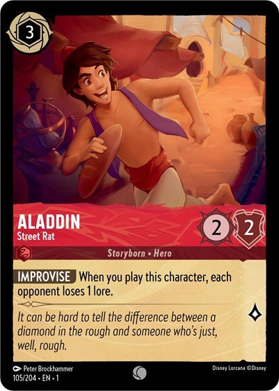 Aladdin - Street Rat (The First Chapter) Near Mint - Nick Nack's Full Frontal Attack