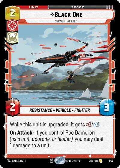 Black One Straight At Them (Foil) (Jump to Lightspeed) Near Mint Foil - Nick Nack's Full Frontal Attack