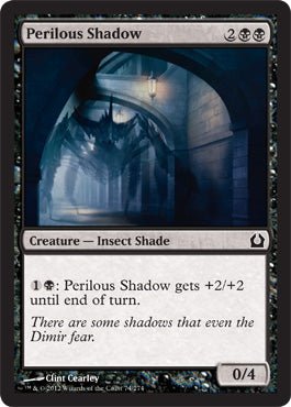 Perilous Shadow (Return to Ravnica) Near Mint - Nick Nack's Full Frontal Attack