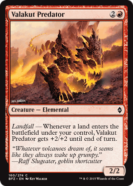 Valakut Predator (Battle for Zendikar) Near Mint - Nick Nack's Full Frontal Attack