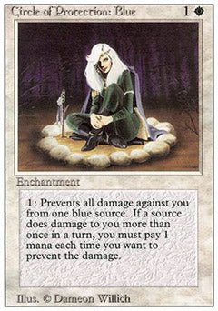 Circle of Protection: Blue (Revised) Near Mint - Nick Nack's Full Frontal Attack