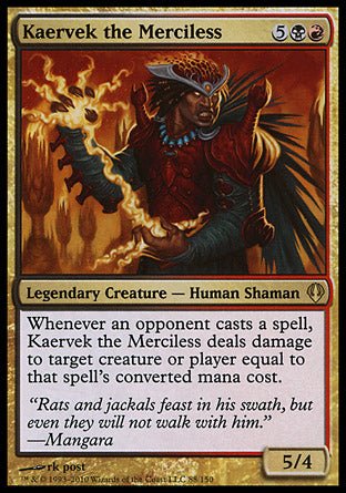 Kaervek the Merciless (Archenemy) Near Mint - Nick Nack's Full Frontal Attack