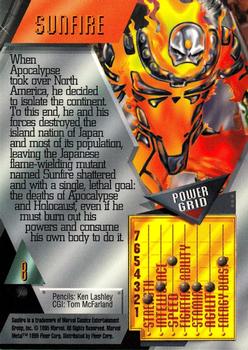 1995 Metal Marvel 8 Sunfire - Nick Nack's Full Frontal Attack