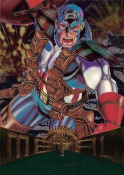 1995 Metal Marvel 11 Captain America - Nick Nack's Full Frontal Attack