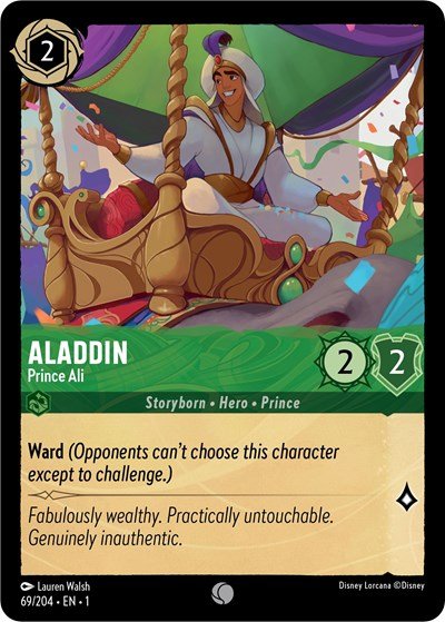 Aladdin - Prince Ali (The First Chapter) Near Mint - Nick Nack's Full Frontal Attack